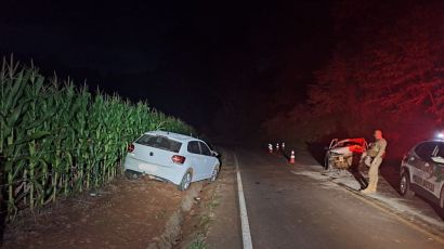 Pai e filho morrem em grave acidente de trânsito em Xaxim