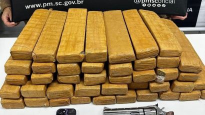 Polícia Militar apreende mais de 40 kg de drogas em Xanxerê