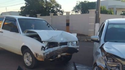 Colisão deixa motorista ferido em Abelardo Luz