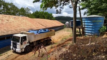 Estiagem em Xanxerê: 3 milhões de litros d'água foram entregues pela Defesa Civil desde 2021