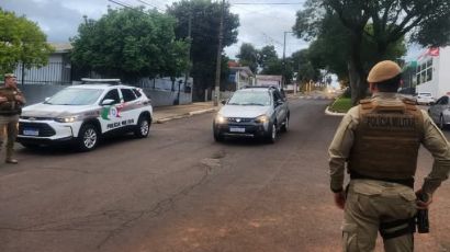 Polícia Militar realiza fiscalização no trânsito em Xanxerê