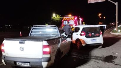 Colisão entre veículos deixa um ferido na SC-480 em Xanxerê