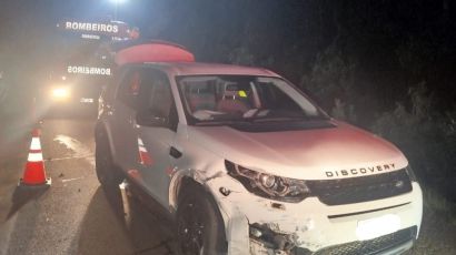 Três veículos se envolvem em acidente na BR-282 em Ponte Serrada