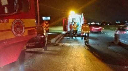 Duas pessoas ficam feridas em colisão em Xanxerê