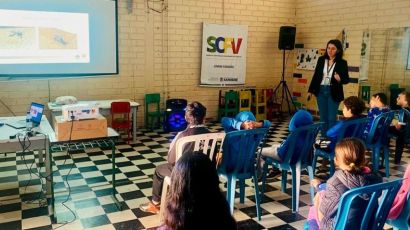 Palestra sobre cuidados com a Dengue e Chikungunya é realizada no SCFV Jovem Cidadão