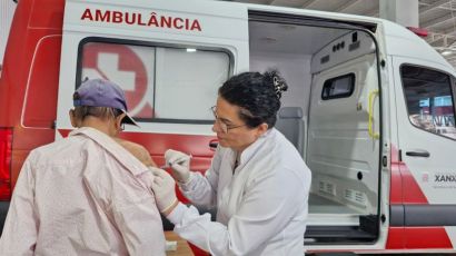Mutirão de vacinação contra a gripe tem grande adesão em Xanxerê