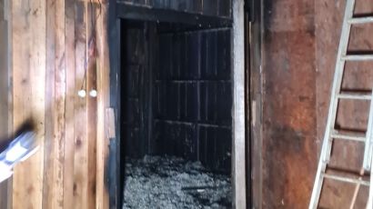 Incêndio atinge fábrica de papel no interior de Ponte Serrada