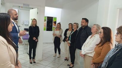 Secretário de Estado da Saúde visita clínica referenciada em Saúde Auditiva em Xanxerê