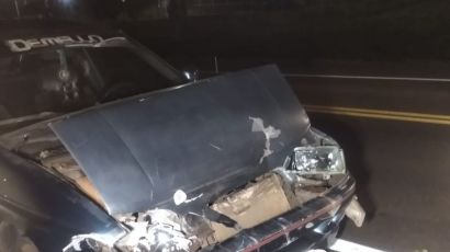 Colisão entre veículos mobiliza bombeiros em Ponte Serrada