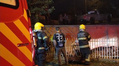 Bombeiros atendem princípio de incêndio em Xanxerê
