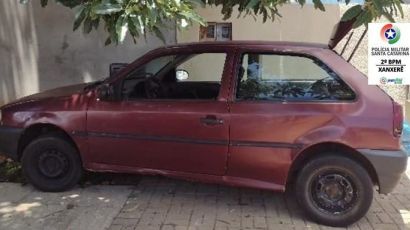 Veículo furtado em Chapecó é localizado em Xanxerê