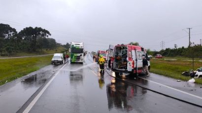 Grave acidente de trânsito deixa vítima fatal em Faxinal dos Guedes