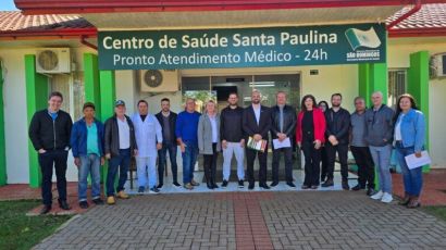 Secretário de Estado da Saúde de Santa Catarina visita São Domingos