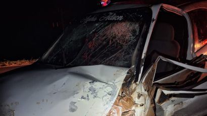 Colisão frontal deixa seis pessoas feridas em Bom Jesus