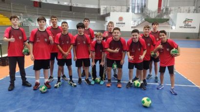 SME Xanxerê pronta para 1ª rodada da Liga Catarinense Infantil de Handebol Masculino