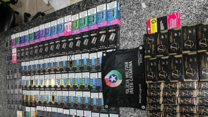 Cigarros eletrônicos e anabolizantes são apreendidos durante fiscalização em Abelardo Luz