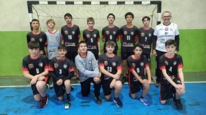 Handebol Sub-14 de Xanxerê inicia trajetória na Liga Catarinense visando Olimpíadas Estudantis