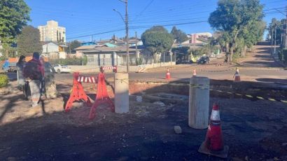 Prefeitura de Xanxerê está finalizando obras de melhoria na drenagem no bairro Veneza