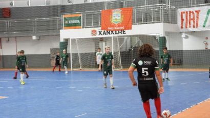 SME Xanxerê estreia na segunda fase da Liga Catarinense de Futsal Sub-9