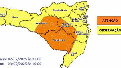 Onda de frio persiste em Santa Catarina até sexta-feira (4)