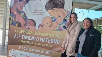 Profissionais do HRSP participam do VII Congresso Catarinense de Aleitamento Materno