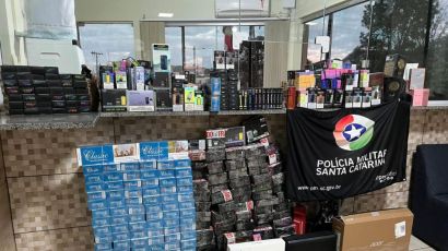 Produtos contrabandeados são apreendidos durante fiscalização em Bom Jesus