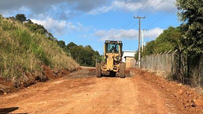 Cerca de 90% das estradas do interior já receberam manutenção em Xanxerê
