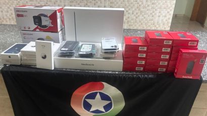 Produtos contrabandeados são apreendidos no interior de Xanxerê