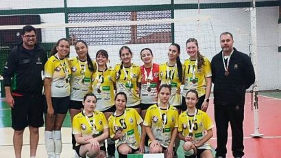 Vôlei Masculino e Feminino da SME Xanxerê garantem vaga na etapa regional da OLESC