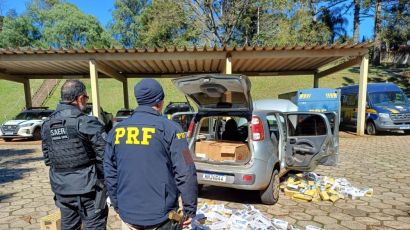 Duas mulheres argentinas são presas por contrabando na BR-282 em Vargeão