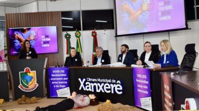 Xanxerê realiza “Mostra Por Elas” e reforça compromisso pelo fim da violência contra a mulher