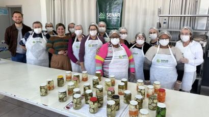Prefeitura de Xaxim promove curso de conserva de frutas, hortaliças, temperos e geleias