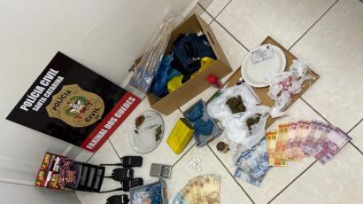 Homem que vendia drogas para menores é preso em Faxinal dos Guedes