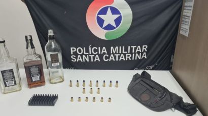 Menores são encontrados bebendo em bar após disparo de arma em Xaxim