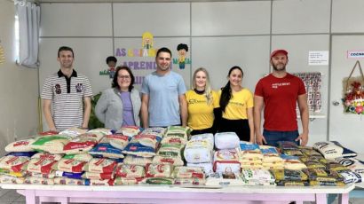 Secretaria de Esportes de Xaxim destina alimentos arrecadados em campeonatos ao CEACA