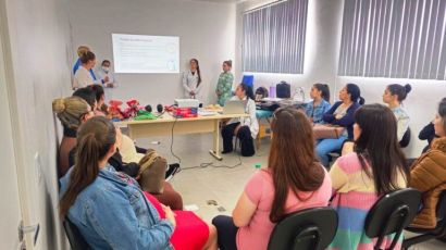 UBS do bairro dos Esportes promove encontro para acolhimento e orientação de gestantes 