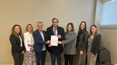 Prefeitura de Xanxerê, MP e Judiciário entregam carta de intenção para construção do Fórum