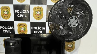 Bens furtados avaliados em mais de R$ 7 mil são recuperados pela Polícia Civil de São Domingos