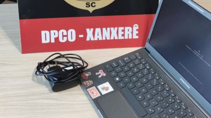 Notebook de estabelecimento comercial é recuperado pela Polícia Civil de Xanxerê