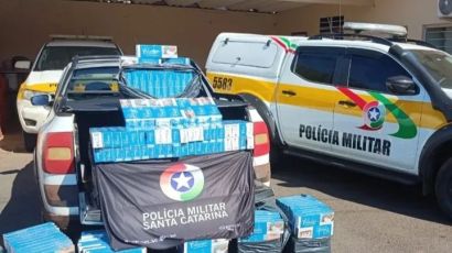 Quatro mil maços de cigarros contrabandeados são apreendidos em São Domingos