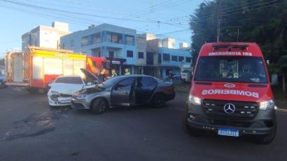 Condutores ficam feridos em colisão registrada em Xanxerê