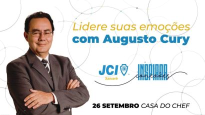 Xanxerê recebe palestra com o renomado escritor Augusto Cury