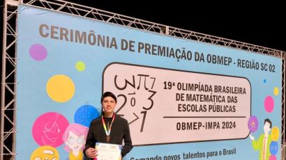 Aluno de Xanxerê conquista medalha na OBMEP e garante classificação para segunda fase em 2025