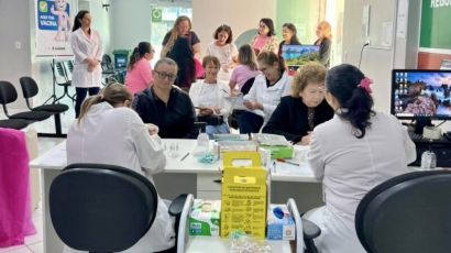 Secretaria de Saúde realiza mais de 100 atendimentos em ação do Outubro Rosa em Xanxerê