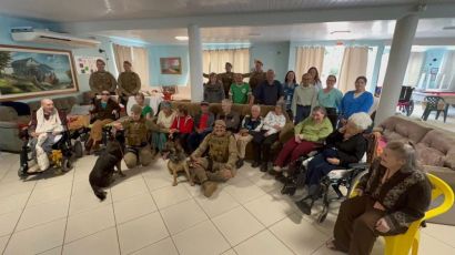 Polícia Militar de Xanxerê realiza visita ao Lar do Idoso