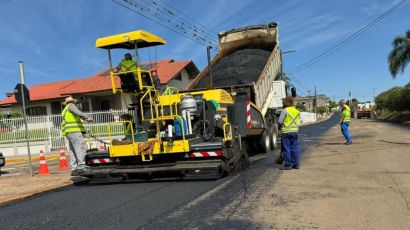 Revitalização muda acesso principal em Faxinal dos Guedes