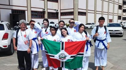 Equipe de karatê de Xanxerê estreia na fase estadual da Olesc