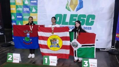 Paloma Gheno conquista medalha inédita do karatê de Xanxerê na OLESC