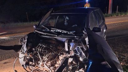 Motorista embriagado causa acidente com três feridos na SC-480 em São Domingos