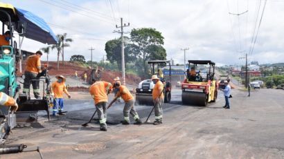 Obras na rua 27 de Fevereiro avançam em ritmo intenso em Xanxerê